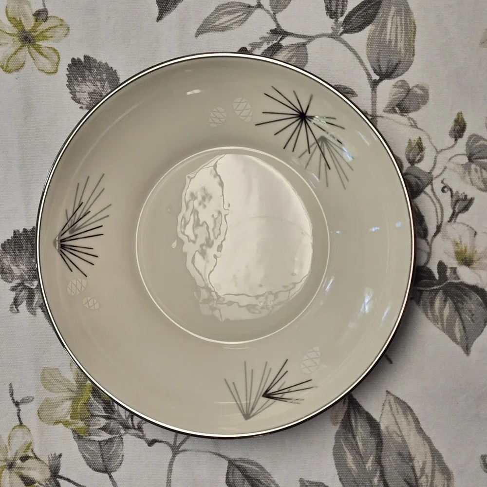 Franciscan SILVER PINE Atomic Coupe Soup Bowl 7 3/8